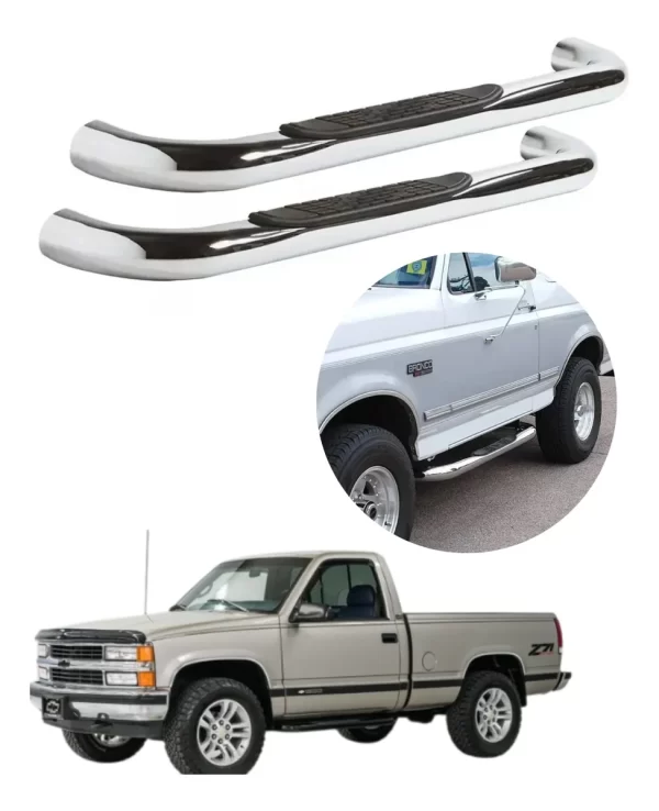 Estribos Tubulares Chevrolet Silverado Corto 1988 - 1998