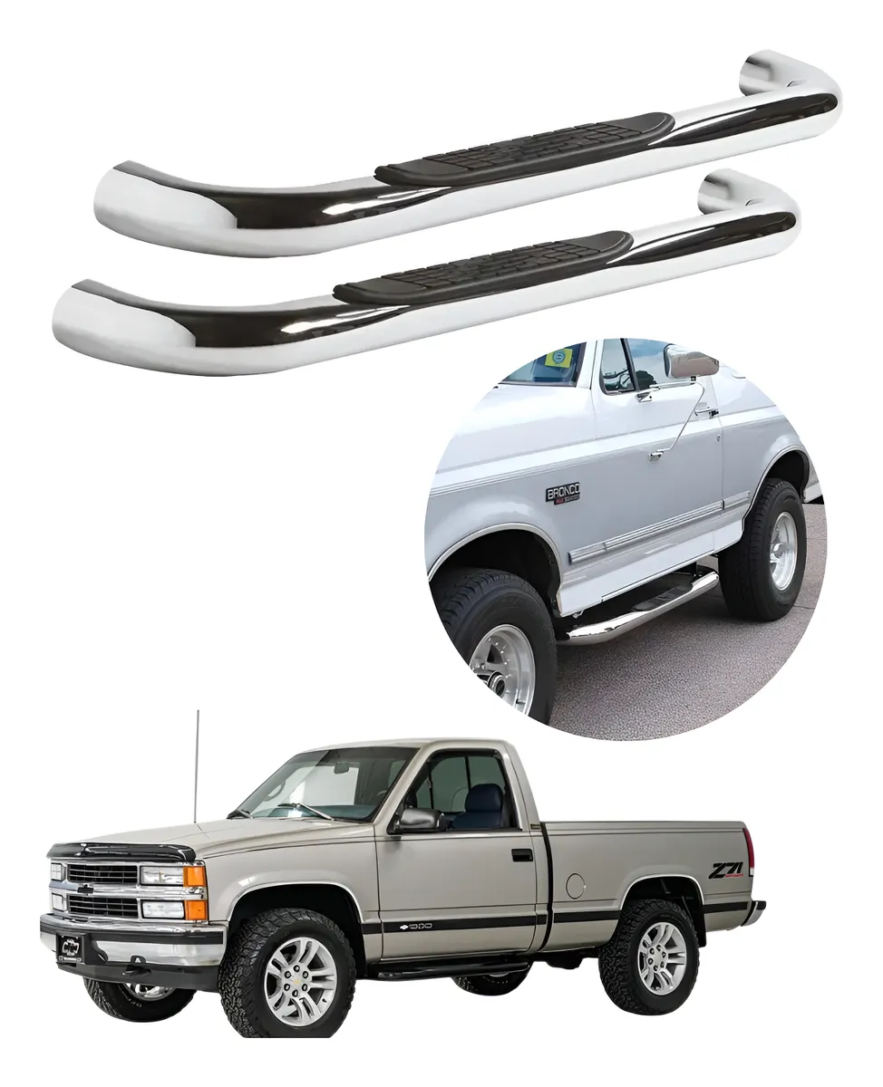 Estribos Tubulares Chevrolet Silverado Corto 1988 - 1998 - Image 1