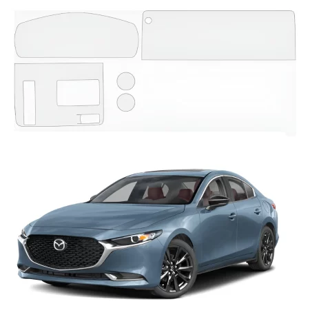 Protección Ppf Pantalla Y Panel Central Para Mazda Cx90 2024