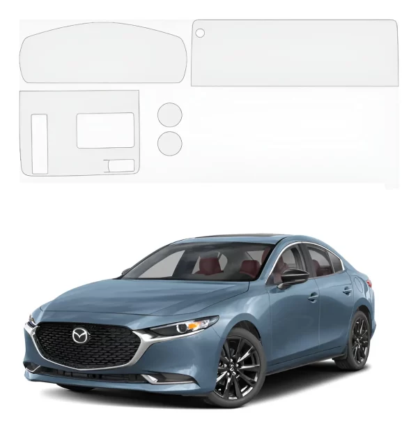 Protección Ppf Pantalla Y Panel Central Para Mazda Cx90 2024