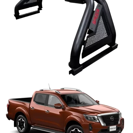Roll Bar C/ Barra De Led Motorizada  Frontier/np300 2015-25