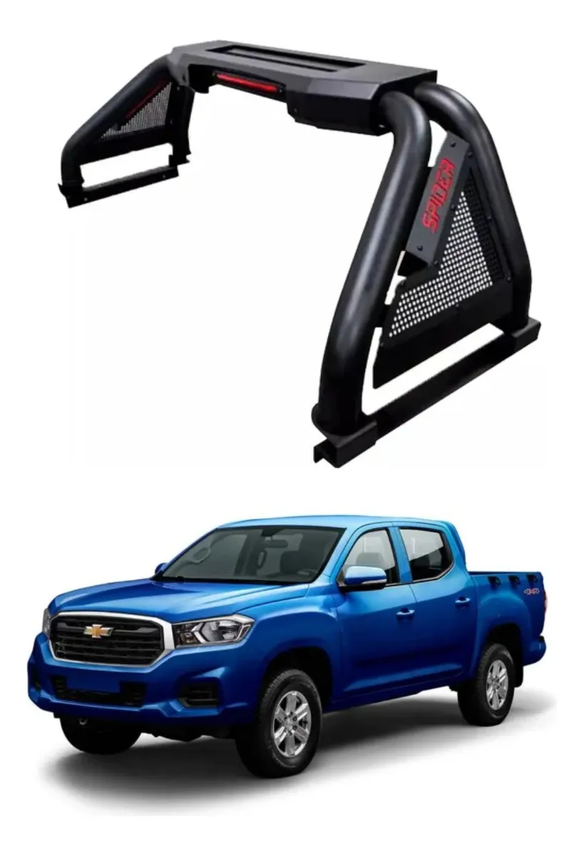 Roll Bar C/ Barra De Led Motorizada Chev S10/d Max 2008-25 - Image 1