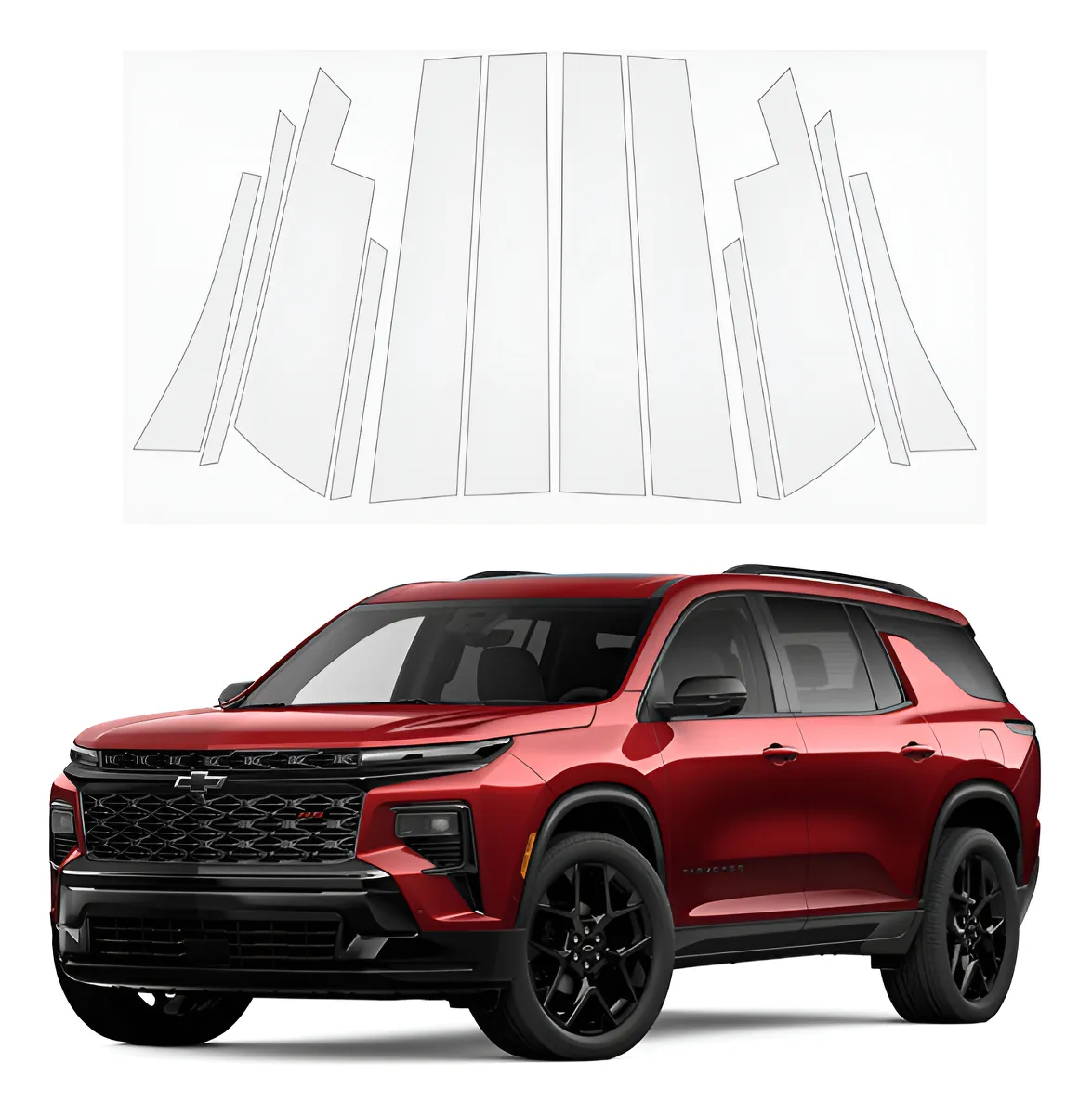 Ppf Transparente Postes Exteriores Para Traverse 2025 - Image 1