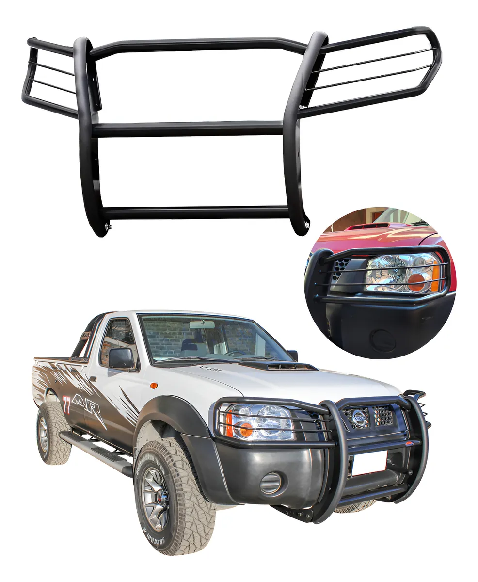 Burrera Cubrefaros Trainer Nissan Pickup D22 2009-2015 Negro - Image 1