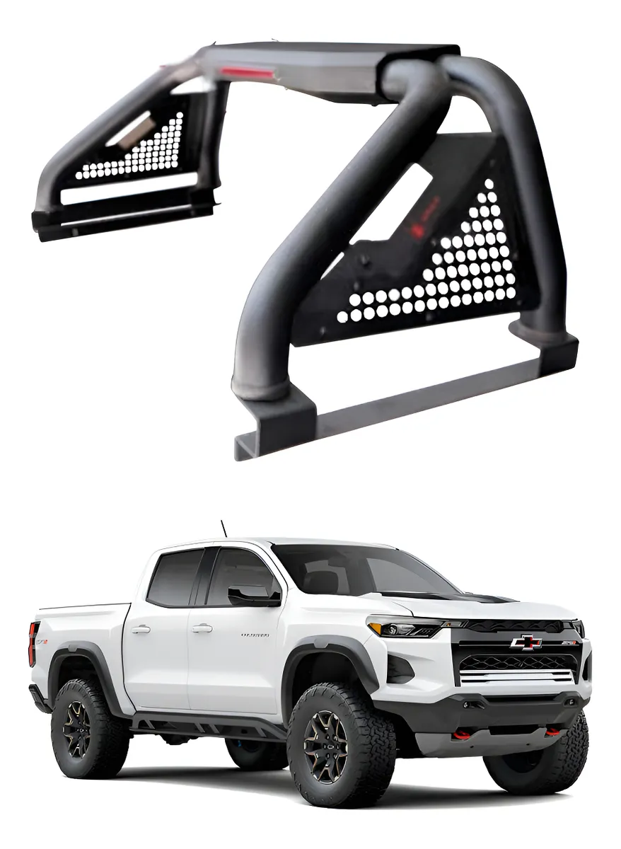 Roll Bar C/ Luz De Stop Para Chevrolet Colorado 2008-2024 - Image 1