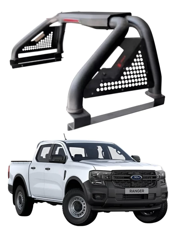 Roll Bar C/ Luz De Stop Para Ford Ranger 2012-2024