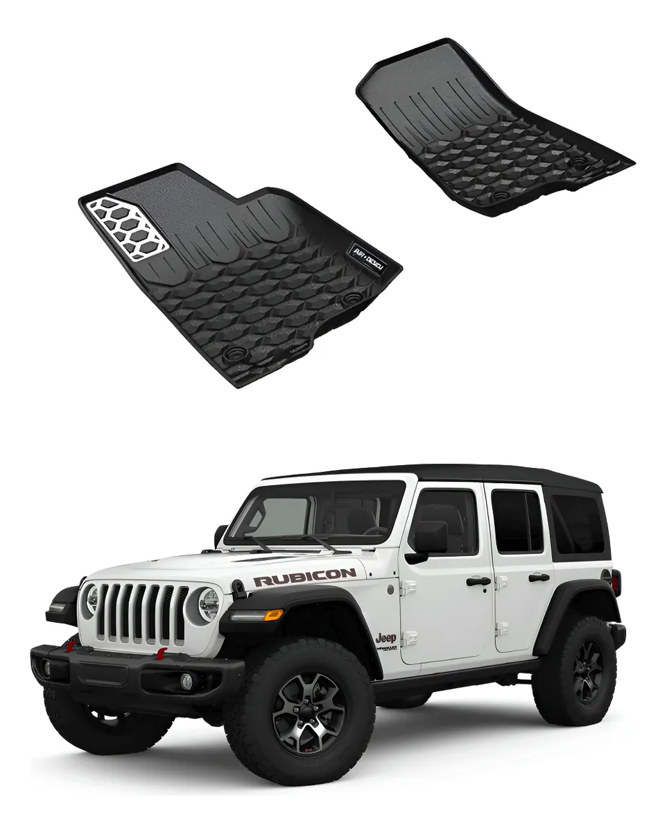 Juego Tapetes Delantero Jeep Wrangler Jl 2018 - 2025 - Image 1