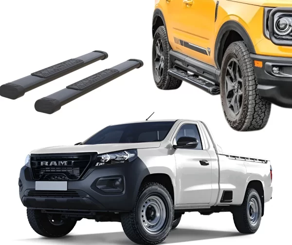 Estribos Bronx P/ Dodge Ram 1200 2024 - 2025 Cabina Sencilla