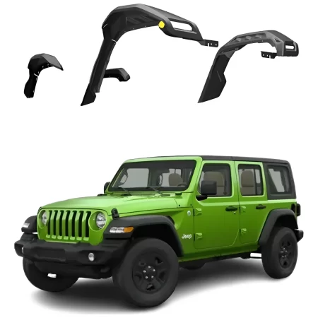 Juego Cantoneras Panther Pro Fender Jeep Wrangler Jl 18-25