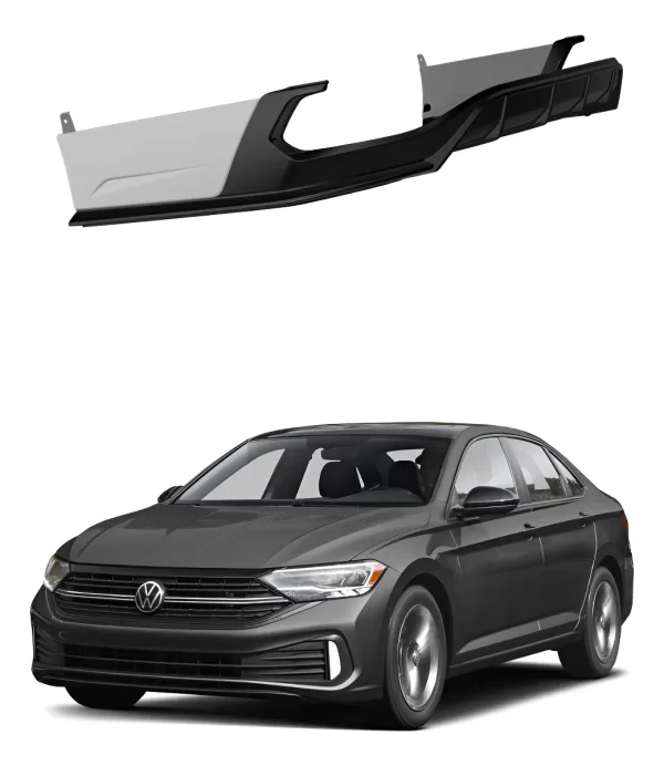 Spoiler Trasero Con Difusor Para Vw Jetta 2022 A 2025
