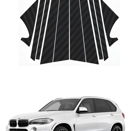 Protección Fibra De Carbono Postes Compatible C/ Bmw X5 2018