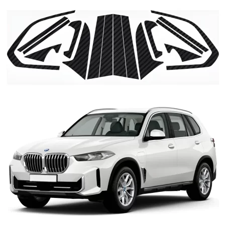 Protección Fibra De Carbono Postes Exteriores C/ Bmw X5 2025