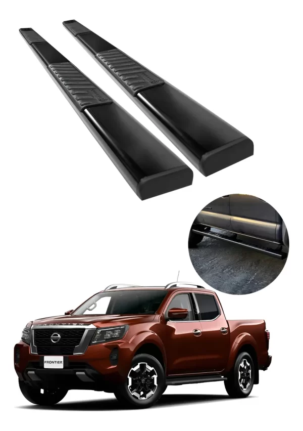 Estribos Serie 100 P/ Nissan Np300 Frontier 2016 - 2025