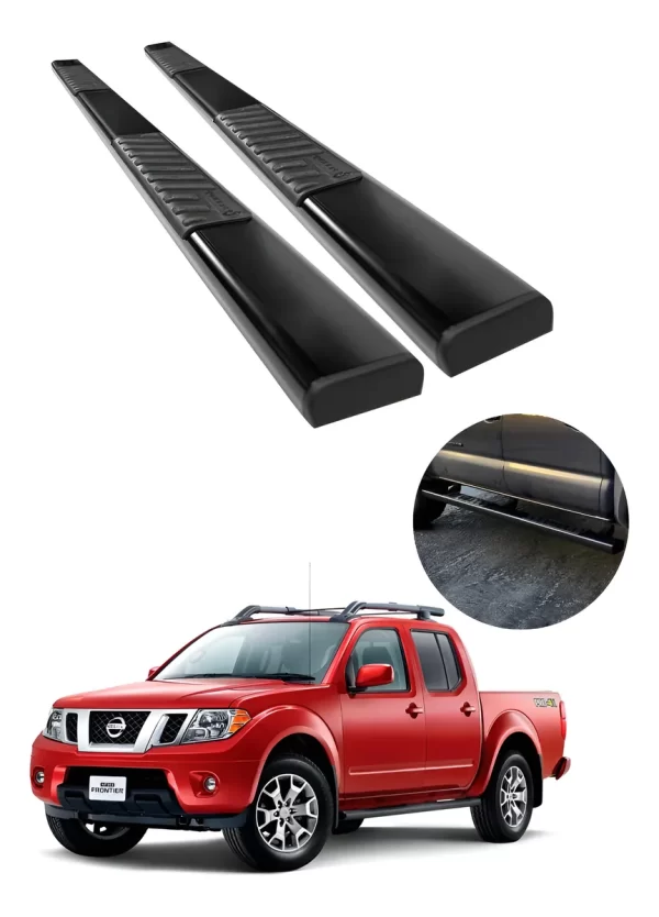 Estribos Serie 100 P/ Nissan Frontier Pro 4x V6 2008 - 2020