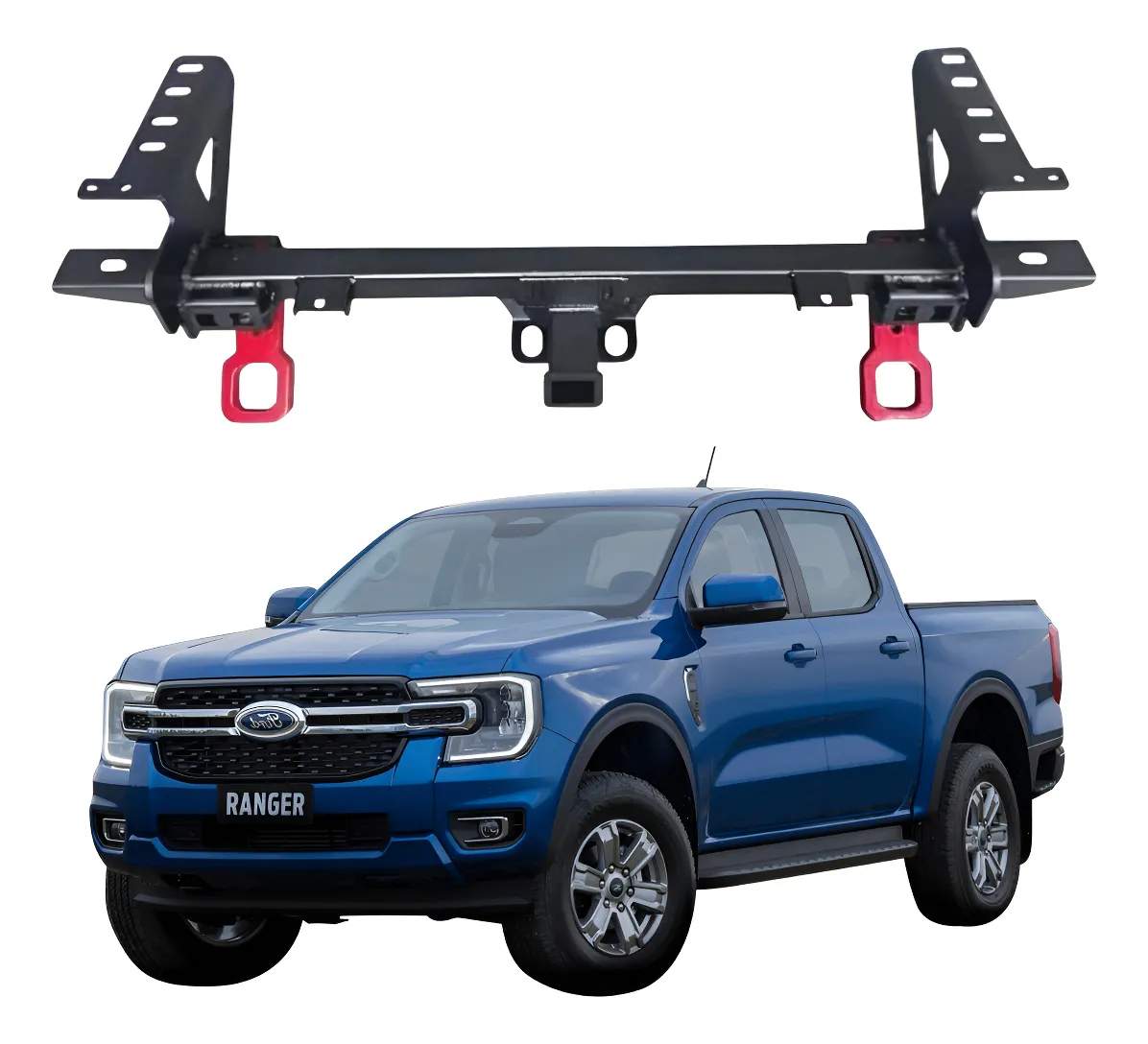 Tiron De Arrastre Sport Con Red Hooks Ford Ranger 2012-2022 - Image 1