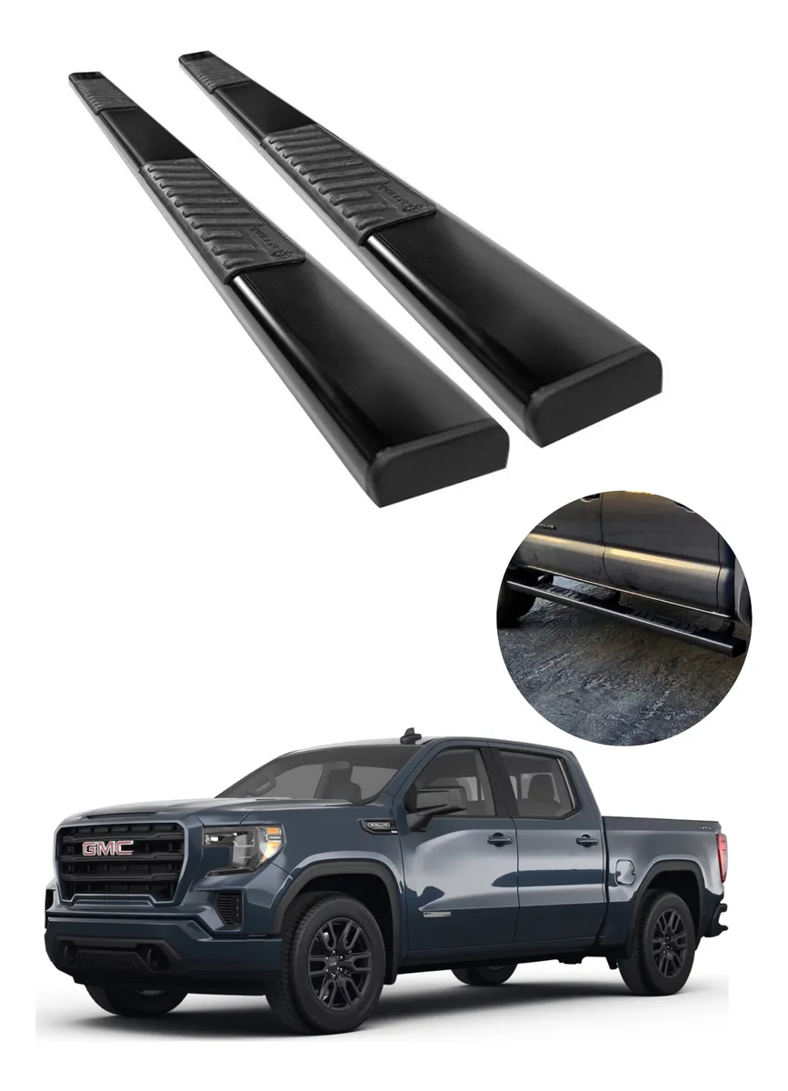 Estribos Serie 100 Para Gmc Sierra Doble Cabina 2019 - 2025 - Image 1