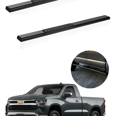 Estribos Serie 100 Chevrolet Silverado 2019 - 2025 Cab Reg