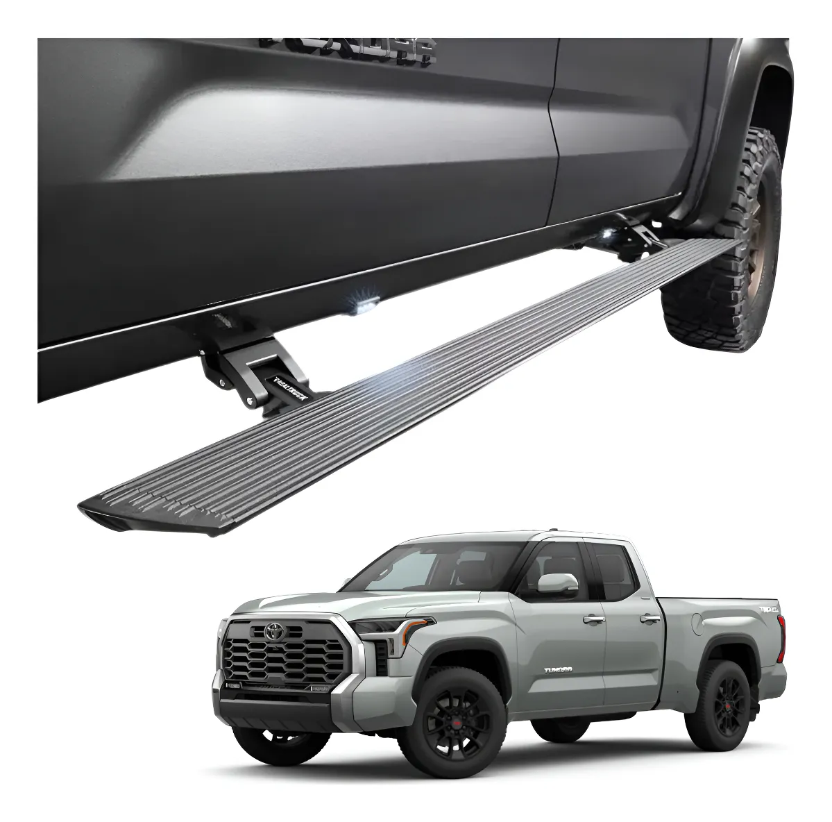 Estribos Electricos Voltstep Pol Toyota Tundra 07-21 Dob Cab - Image 1
