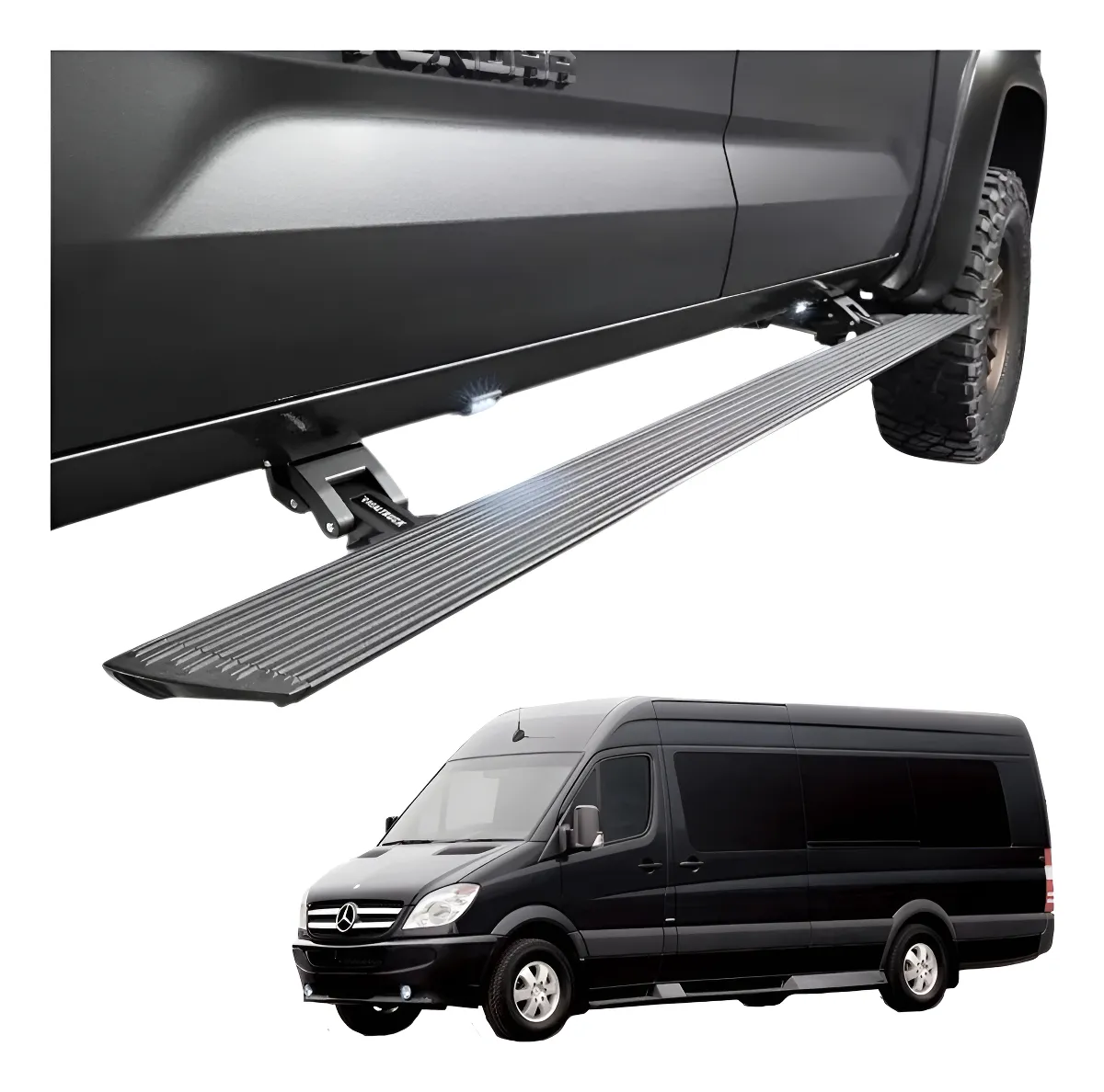 Estribos Electricos Voltsteppol Mercedez Benz Sprinter 08-22 - Image 1