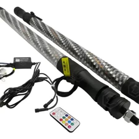 Antena Luz Led Para Rzr C/control 3.5x71 Cm Con Bluetooth