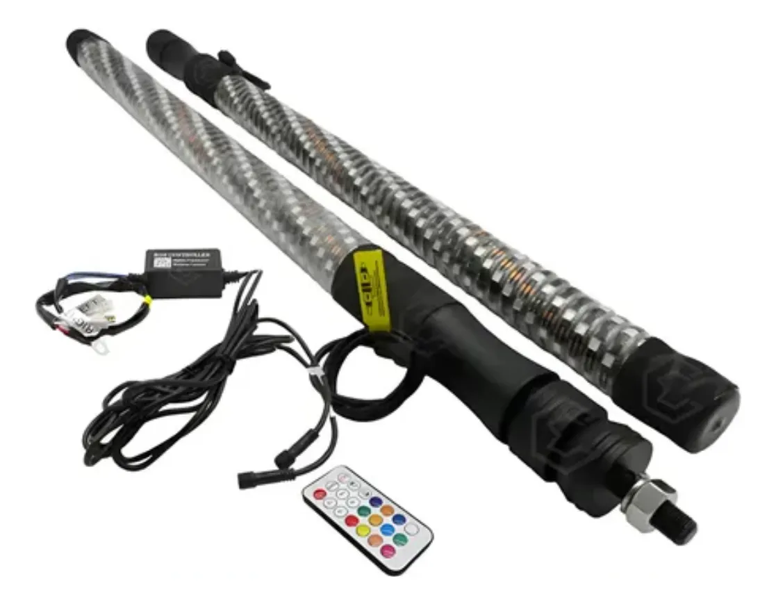 Antena Luz Led Para Rzr C/control 3.5x71 Cm Con Bluetooth - Image 1