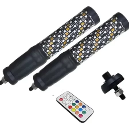 Antena Luz Led Para Rzr C/control 3x30 Cm Con Bluetooth