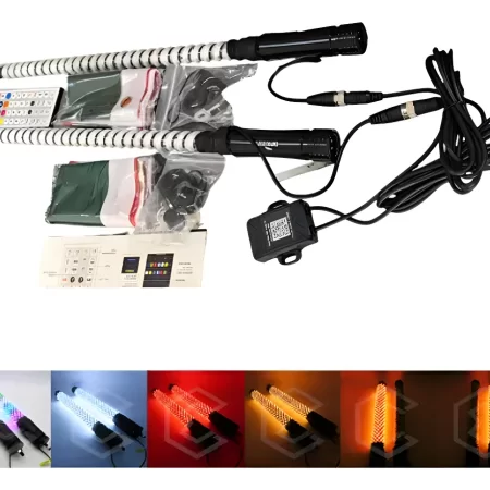 Antena Luz Led P/rzr Rbg C/control 2.5x122cm C/bluetooth