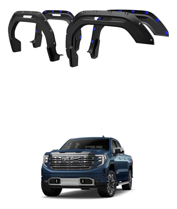 Juego Cantoneras Lisos Gmc Sierra 1500/2500/3500 2019-2025