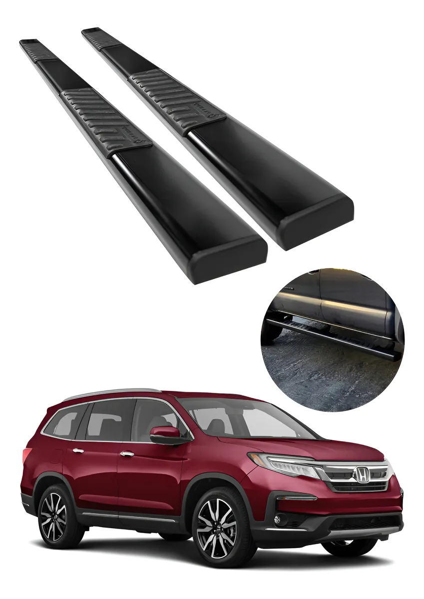 Estribos Serie 100 Negros P/ Honda Pilot 2016 - 2020 - Image 1