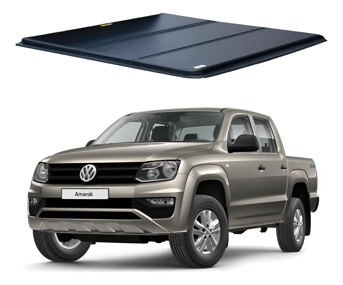 Tapa De Batea Tri-fold Para Amarok 2014-2024 Doble Cabina - Image 1
