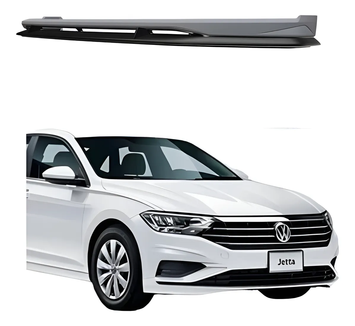 Spoiler Delantero Con Splitter, Vw Jetta 2019/021 - Image 1