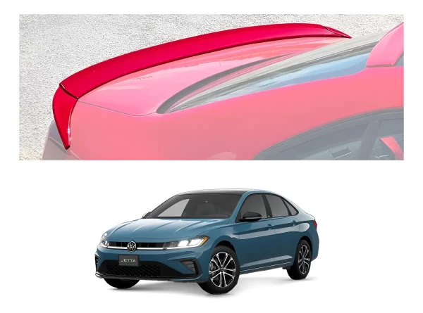 Alerón De Bajo Perfil 3 Piezas Para Vw Jetta 2011/2018