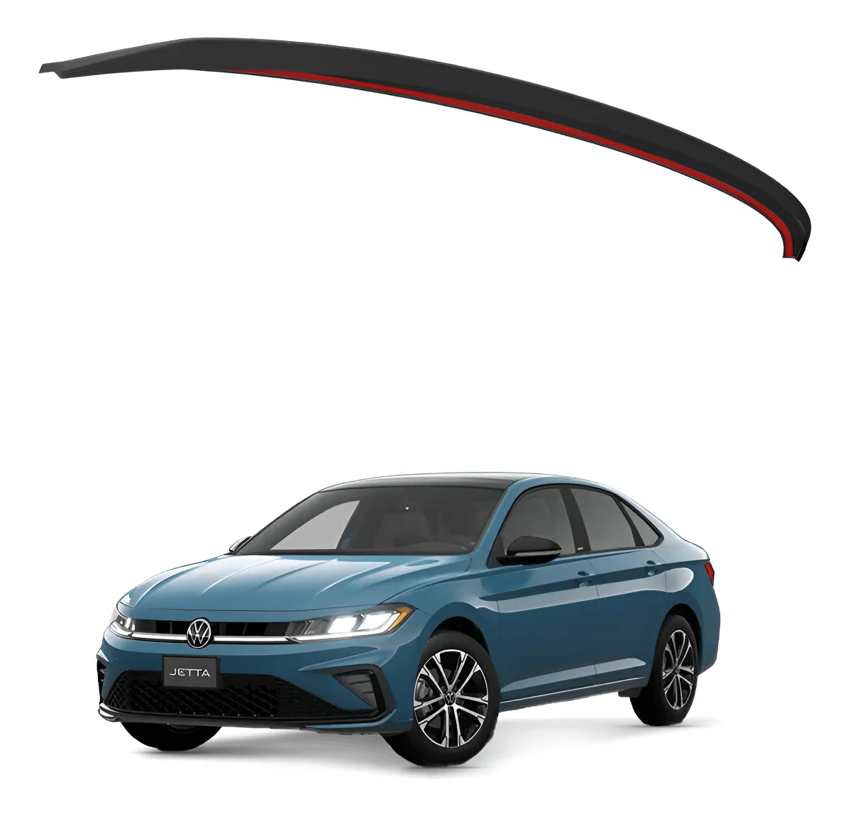 Alerón De Bajo Perfil Para Vw Jetta 2019 - 2025 - Image 1