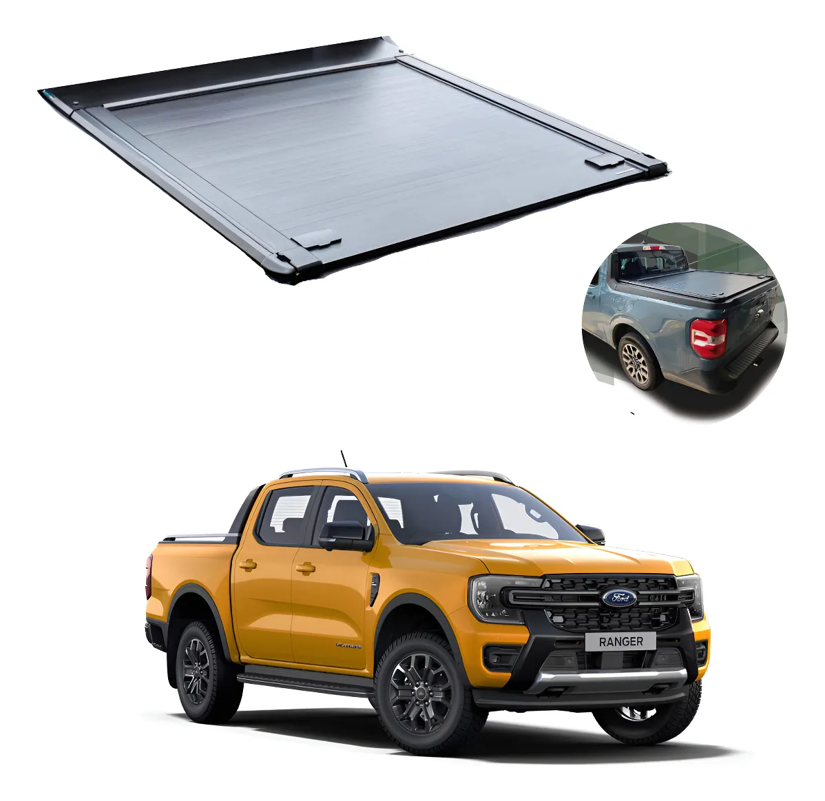 Tapa Cubre Batea Retractil Manual Ranger Wildtrack 2020-2025 - Image 1
