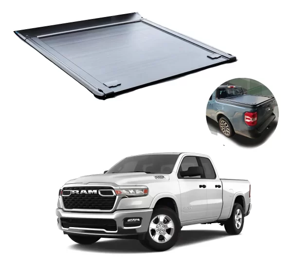 Tapa Cubre Batea Retractil Manual Dodge Ram 2009-2025