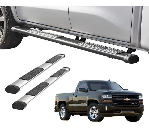 Estribos Bronx Para Chevrolet Silverado 2014- 2018 Cab/media