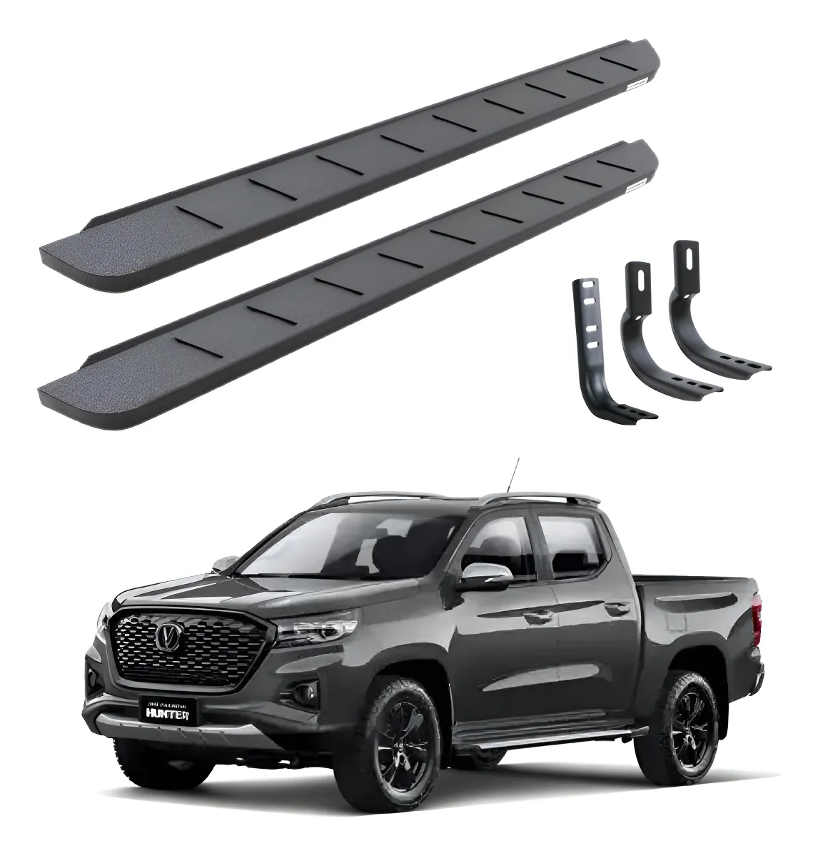 Estribos Rb10 80in Negro Text. Changan Hunter 2024 - Image 1