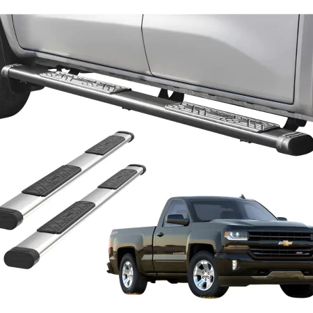 Estribos Bronx Para Chevrolet Silverado 2014 Al 2018 Cab Sen