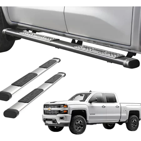 Estribos Bronx Para Chevrolet Silverado 2014-2018 Doble Cab