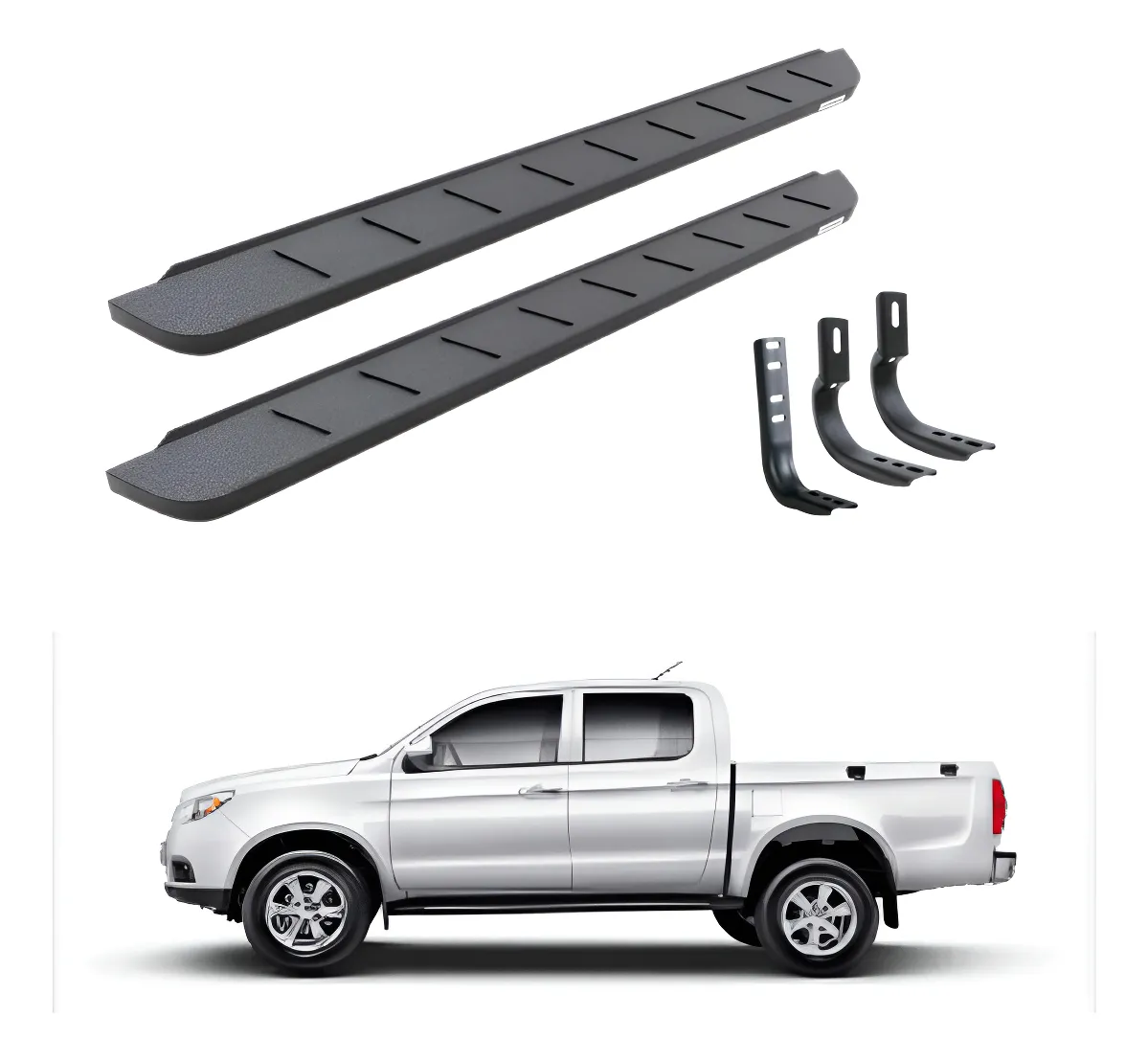 Estribos Rb10 80in Negro Text. Jac Frison T6 2019 - 2023 - Image 1