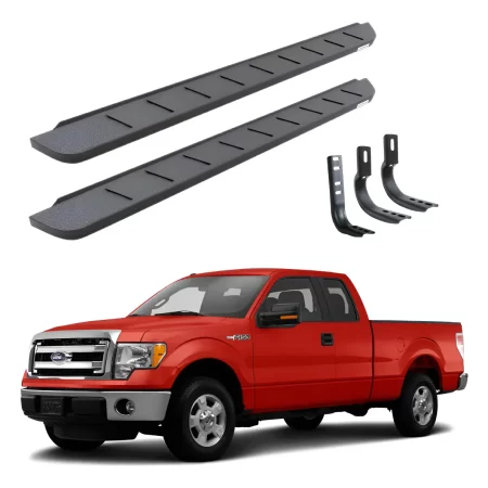 Estribos Rb10 80in Neg. Text. Ford F-150/lobo Sc 2004 - 2014
