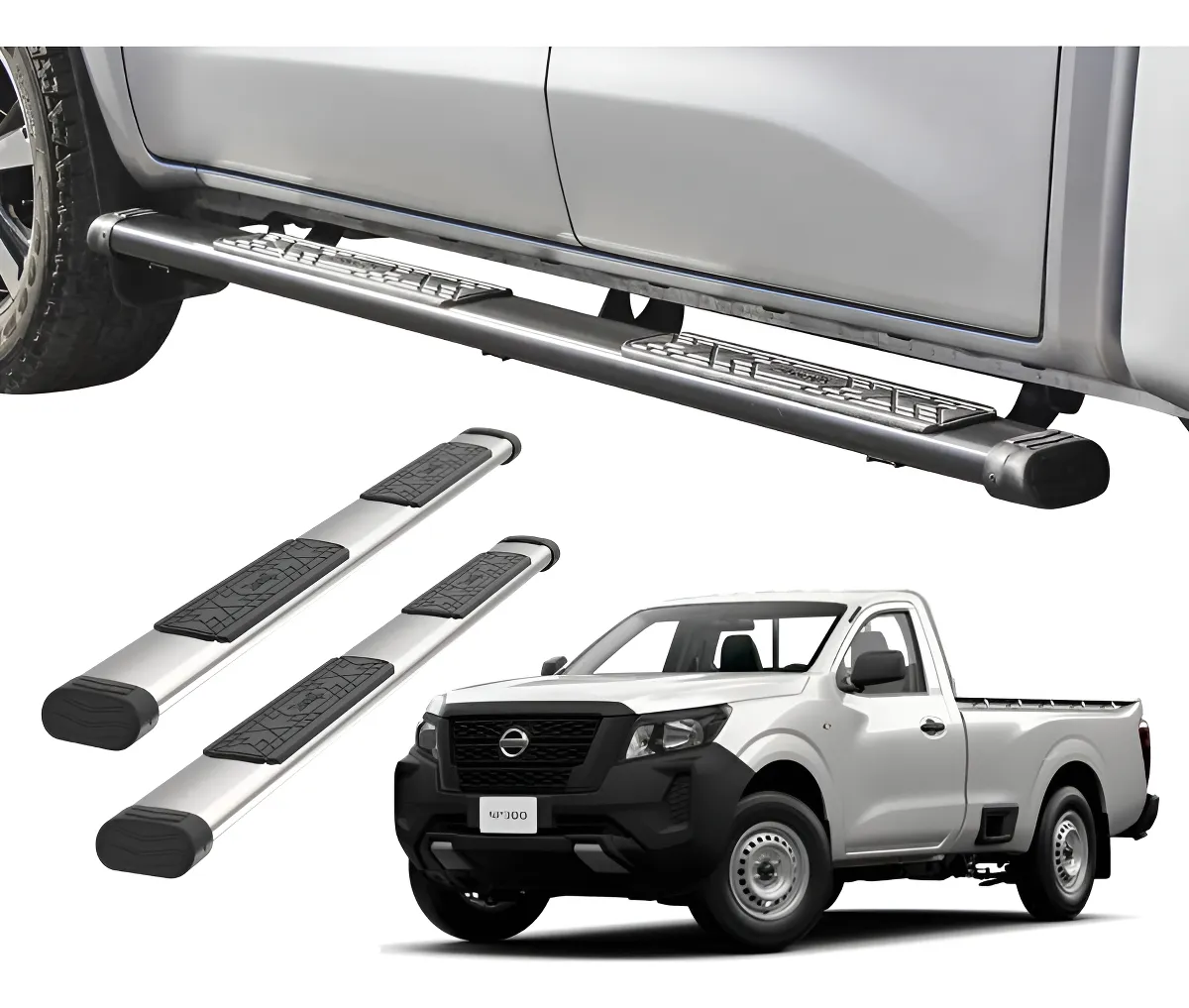 Estribos Bronx Para Frontier/np300 2016-2023 (4cil) Cabina S - Image 1