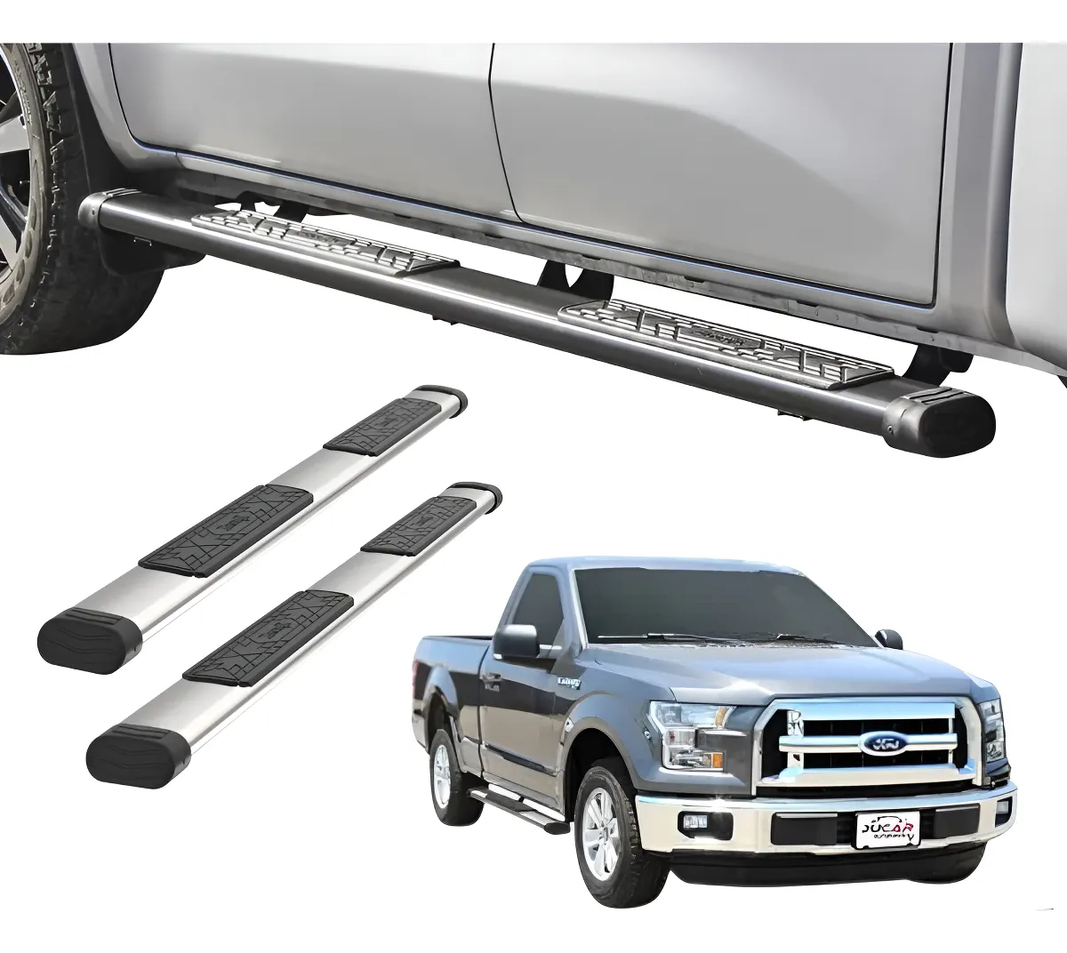Estribos Bronx Para Ford F-150/f-250 1999-2003 Cabina Media - Image 1