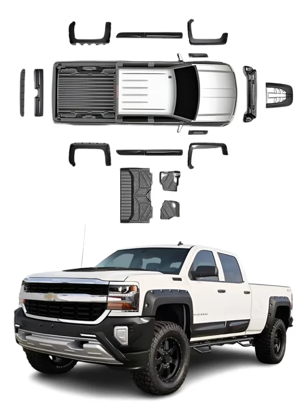 Kit Todoterreno Chev Silverado 1500 Caja Corta 2016 - 2018