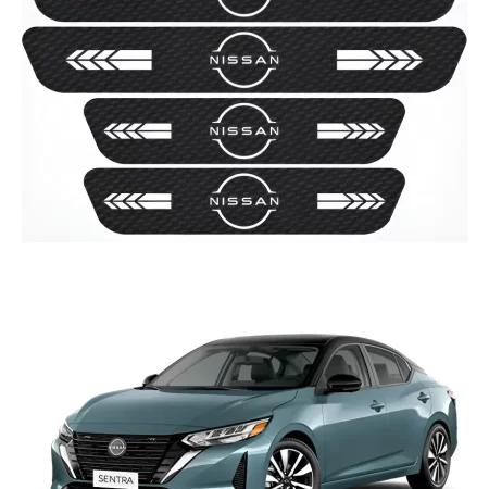 Kit De Estribos Proteccion De Fibra De Carbono Para Nissan