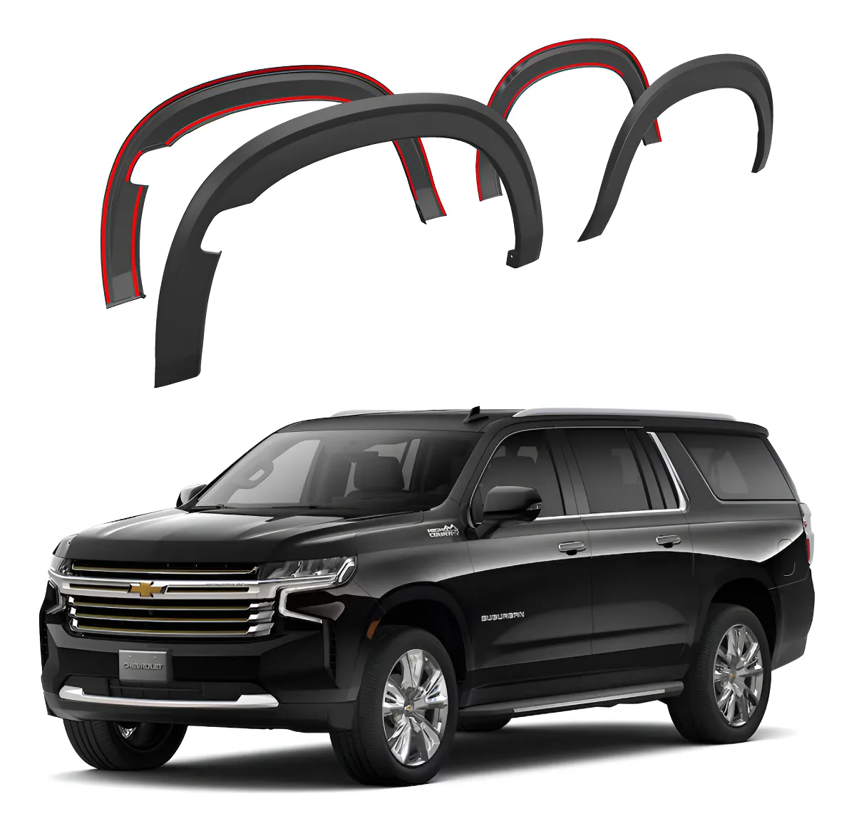 Juego De Cantoneras Chev Suburban Tipo Oe 2021 2024 - Image 1