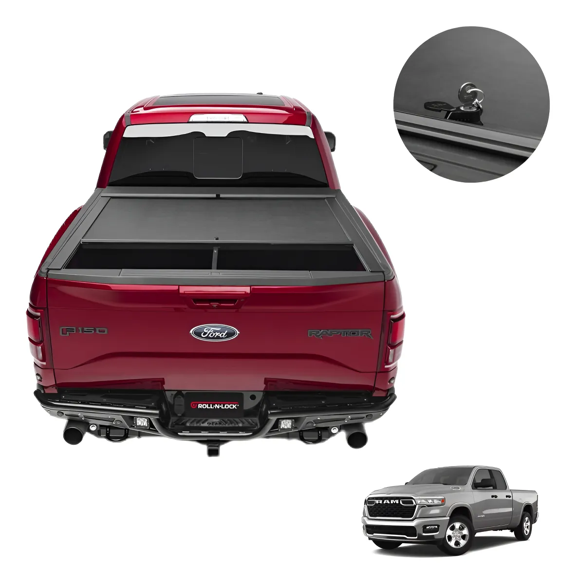 Cubre Batea Ram 1500 C/ Rambox 2019 - 2025 5.7 Roll N Lock - Image 1