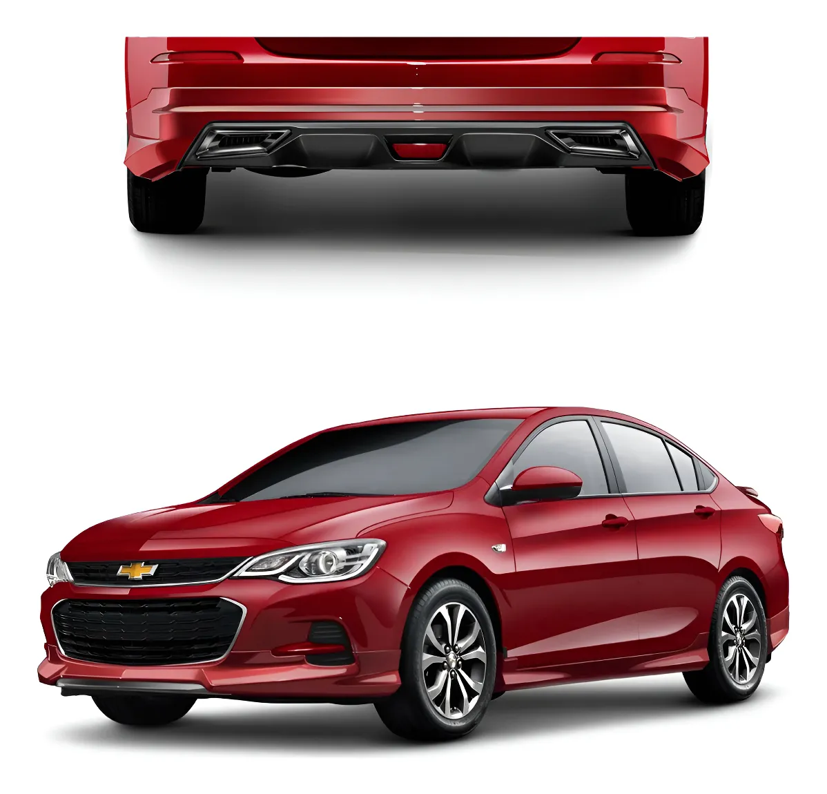 Spoiler Trasero Con Difusor Air Design  Cavalier  2017 2021 - Image 1