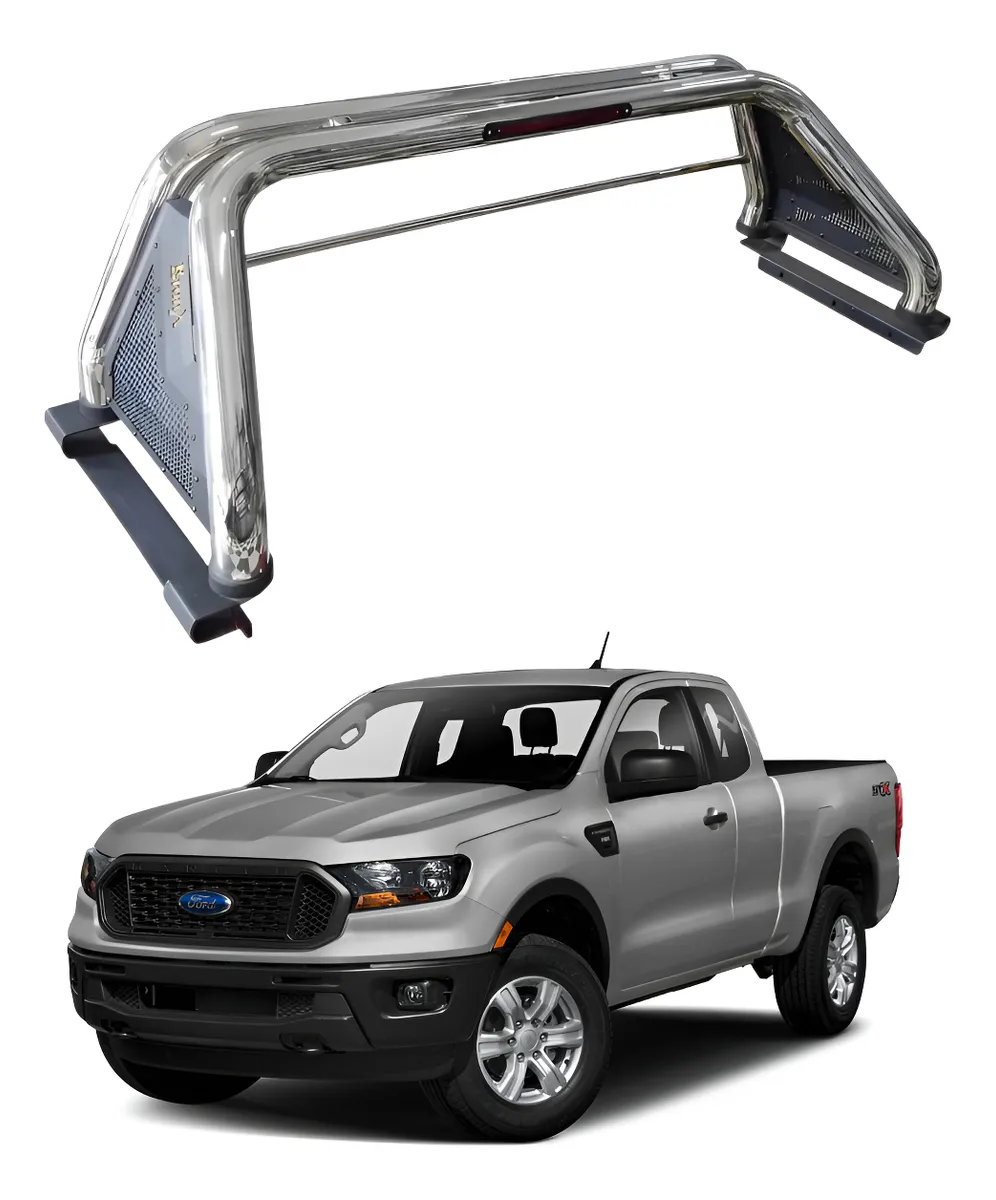 Roll Bar Bronx Acero Inox Stop Para Ford Ranger 2012 -2022 - Image 1