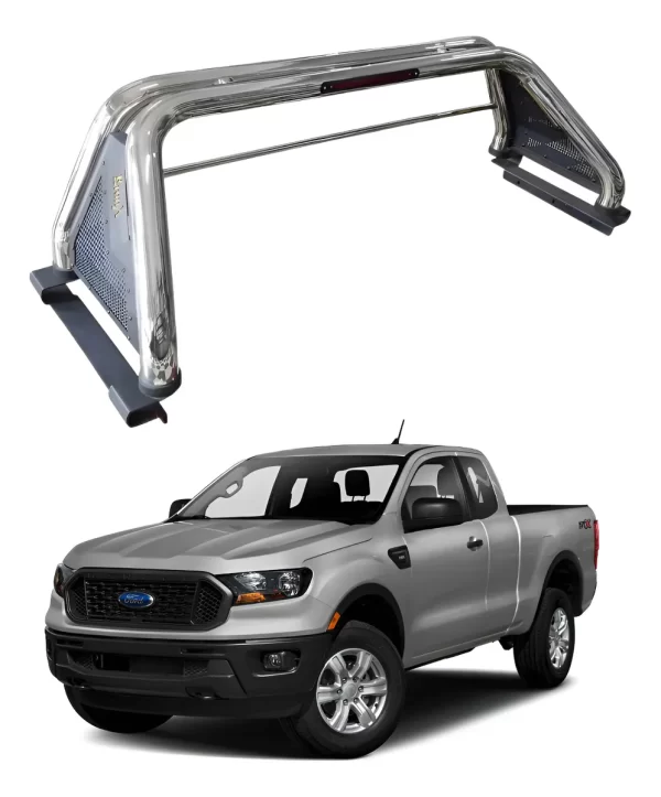 Roll Bar Bronx Acero Inox Stop Para Ford Ranger 2012-2022